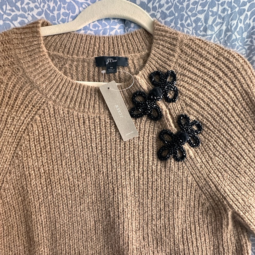 Brown / Beige J Crew Sweater - Never Worn!